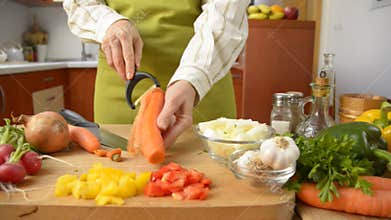 Preparing food
