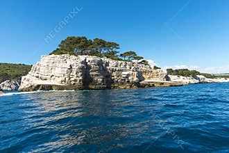 Calanque unique coastline Provence