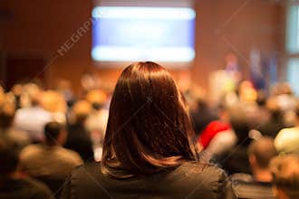 Audience at the conference hall.