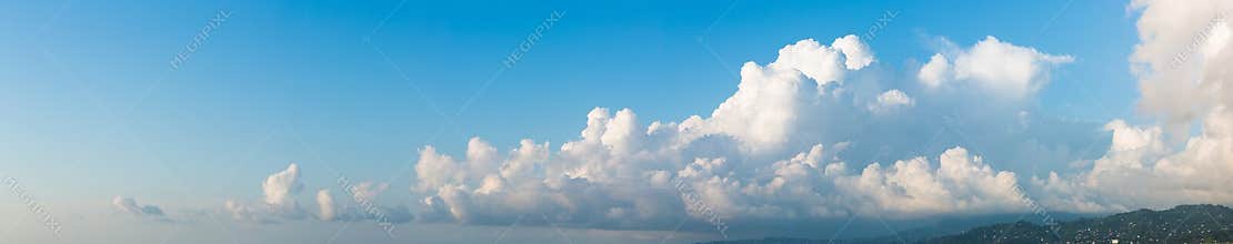 Cloudscape horizontal banner