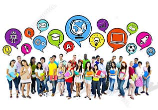 Group Of Aspiring High School Students