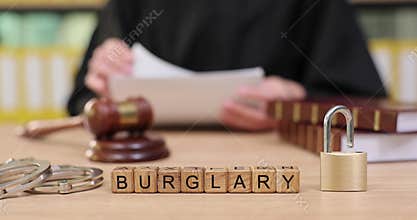 Courtroom drama unfolds as evidence is reviewed in a thrilling burglary case involving critical testimonies and legal strategies