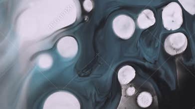 Paint blot splatter water flow emulsion spill art