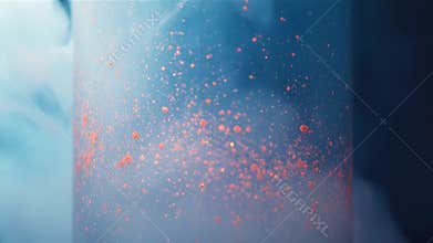 AI Abstract red and blue