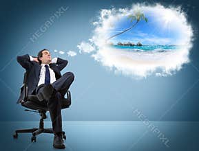 Man dreams holidays