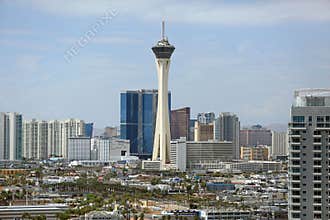Unique view of Las Vegas Strip