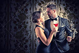 Romantic couple