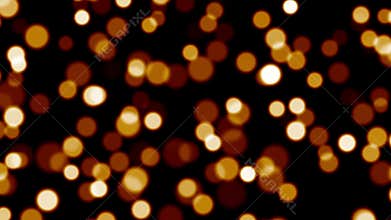 Flying dust particles