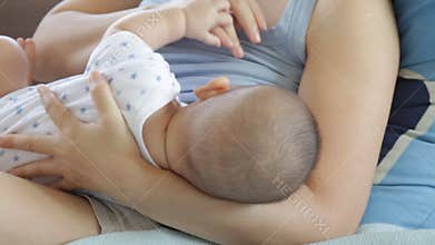 Baby breastfeeding