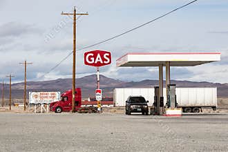 Desert Gas Station