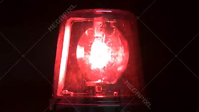 Red Flashing Emergency Light