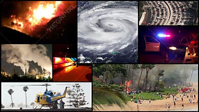 Current Events, News Topics - Social Issues (Montage)