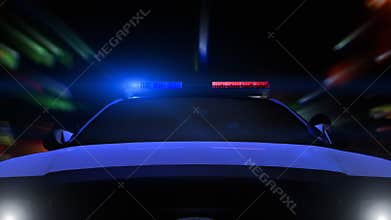 Police Car Driving (Front POV)