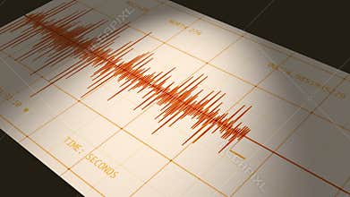 Seismograph (Computer Earthquake Data)