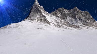 Snowy Mountain (HD Loop)