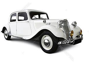 White Wedding Car