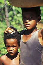 Children in Brazilian rural interior.