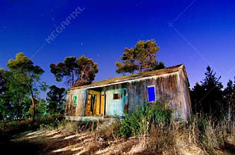Abandoned Cabin - Light Painting