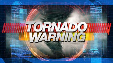 Tornado Warning - Title Graphics Animation