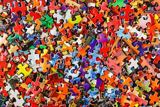 Multicolored Jigsaw Puzzle