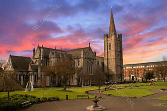 St. Patrick's Cathedral in Dublin, Ireland.