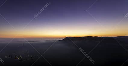 Sleepy mountain village
