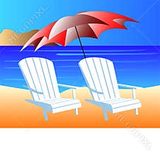Beach scenery