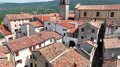 ancient hill town of Buzet on the Istrian peninsula, Croatia