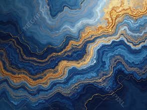 Modern Marble Design with Fluid Movement