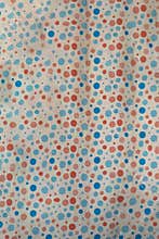 Ball print cloth texture with white background