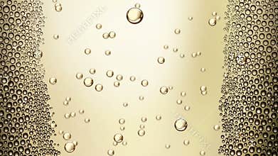 Champagne bubbles (seamless loop)