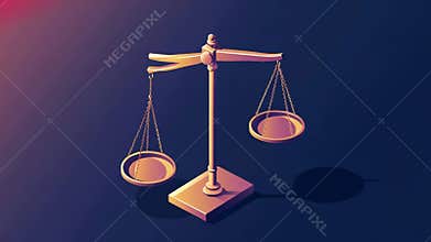 Balancing scales symbolizing justice and equality in legal system