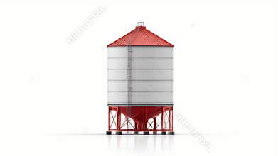 Grain Silo Structure - A Detailed Architectural Perspective