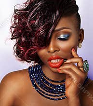 African American Fashion Beauty Girl