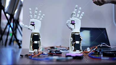 Building and programming bionic robot hands for STEM and engineering education