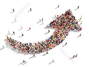 People with direction.