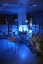 Baby in a hospital