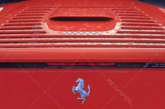 Red Ferrari F35 Pony