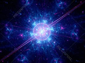 Big bang in space