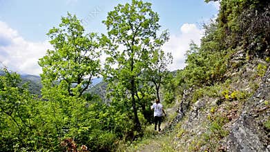 Free runner enjoying outdoor activity