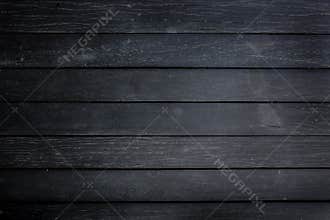 Black wood texture background