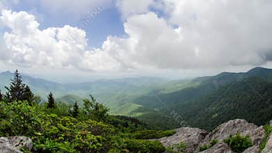 Time Lapse Devils Courthouse Blue Ridge Parkway