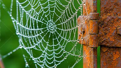 Watch Thousands of Diamonds Appear on This Rusty Gate