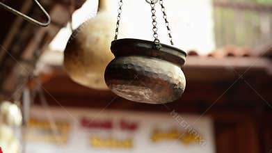 A turkish traditional rural objects and kitchen staffs . Cumal?k?z?k village. Bursa