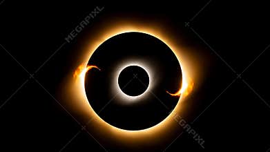 Total Solar Eclipse with Corona and.