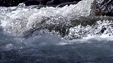 Raging Mountain river