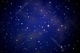 Stars in the night sky