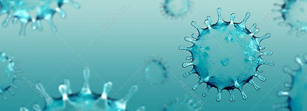 Coronavirus COVID-19 SARS-CoV-2 virus Concept Image