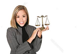 Lawyer with Scale
