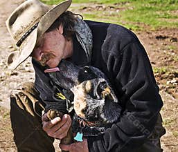 Man and Dog